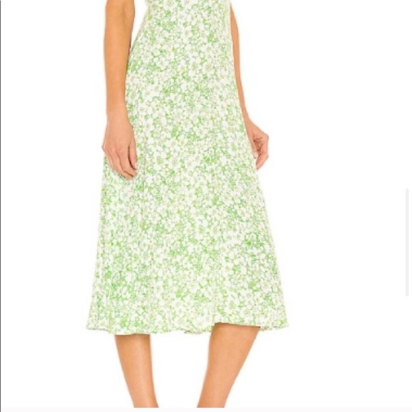 FAITHFULL THE BRAND juniper midi dress freja NWT L - Picture 11 of 11